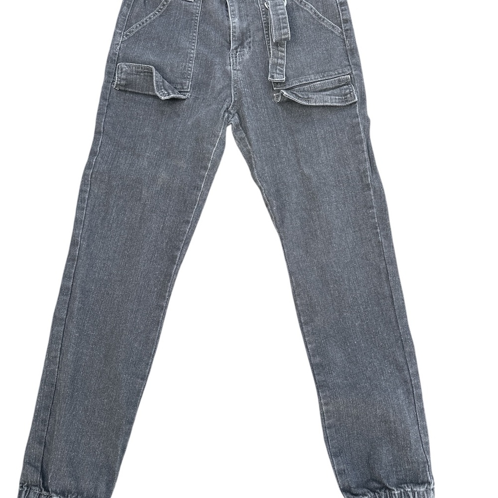 Vince Gray Relaxed Jeans with Textured Denim